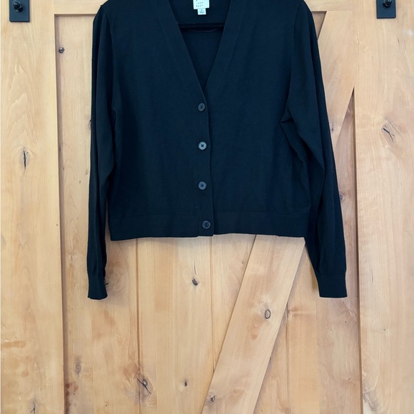 a new day Sweaters - A New Day - Black Women's Cardigan Sweater